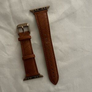 Heyday Apple Watch Band Brown Faux Leather 38/40mm